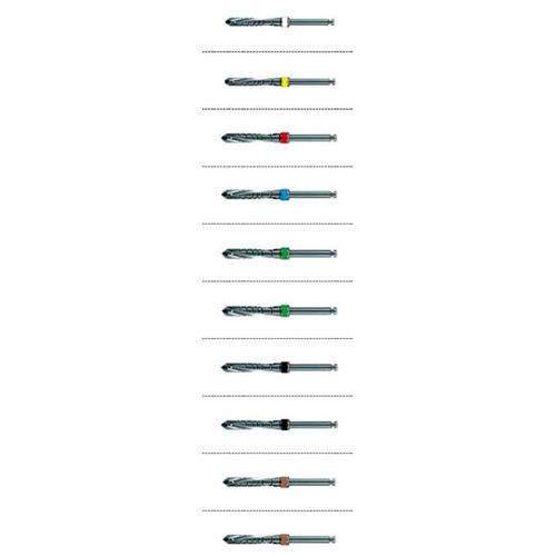 Bohrer für Dentalimplantologie - DDR series - Dentin Implants Technologies LTD - Edelstahl / parallel