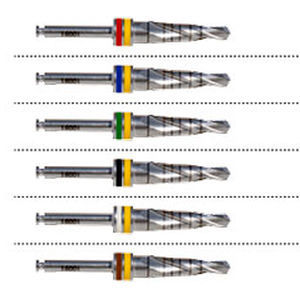 Bohrer für Dentalimplantologie - DDR-C0 series - Dentin Implants Technologies LTD - Edelstahl / parallel
