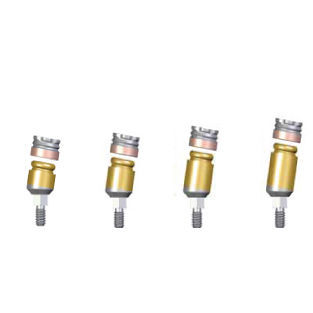 Implantat-Abutment / mit Innenverbindung - WCA series - Dentin Implants Technologies LTD - gewinkelt / multi-unit, gewinkelt