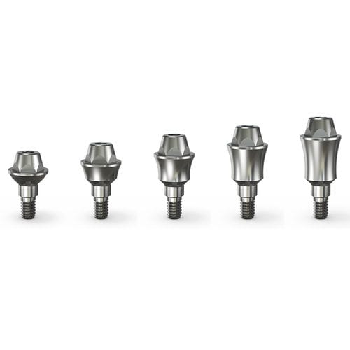 Implantat-Abutment / Titan - MUA series - Ditron Dental - gerade / Multi-Unit / Schrauben
