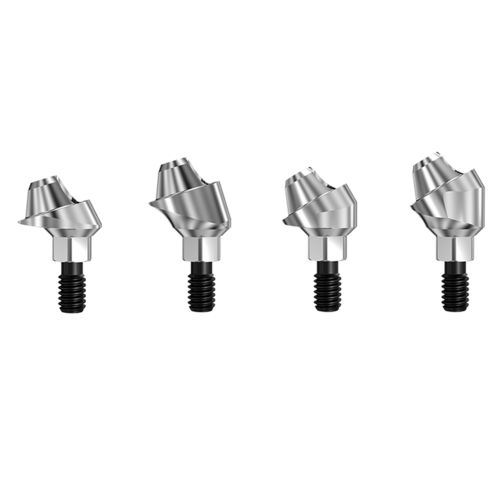 Implantat-Abutment / Titan - MUA series - Ditron Dental - gewinkelt / Multi-Unit / Schrauben