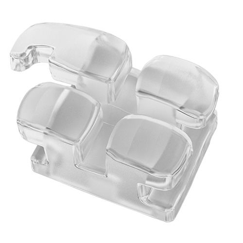 Orthodontie Bracket / ästhetisch - CLEARTEK  - DynaFlex - monokristallin