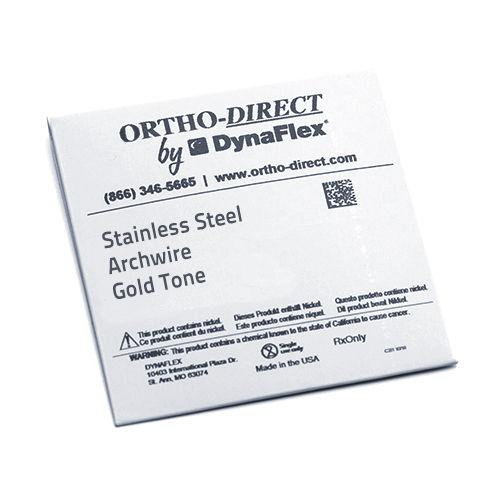 Rechteckiger kieferorthopädischer Draht - O-951 series - DynaFlex - quadratisch / rund / Edelstahl