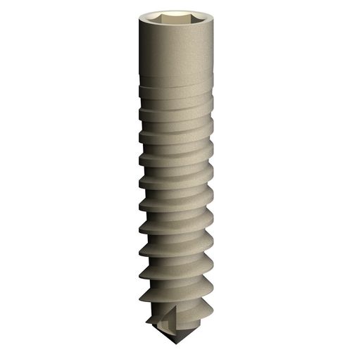 Zylindrisches Zahnimplantat - EASY  - GIESSE TECHNOLOGY SRL - Titan / inneres Sechseck