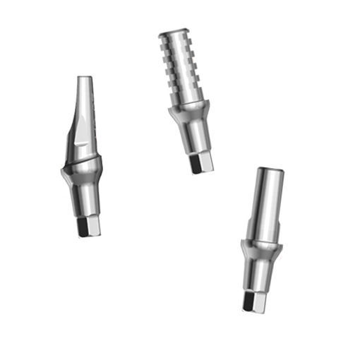 Implantat-Abutment / mit Außenverbindung - Global D - gerade