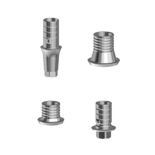 Implantat-Abutment / Titan - IN-KONE® - Global D - Zirkonoxid / mit Außenverbindung / konisch