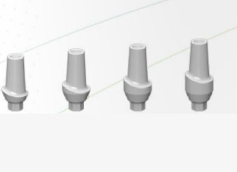 Implantat-Abutment / Zirkonoxid - NM-Zxxxx series - Noris Medical Ltd. - inneres Sechseck / gerade