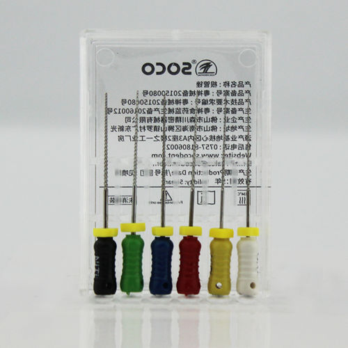 Rotations-Zahnfeile - SCF - SOCO Precision Instrument Co., Ltd. - für Wurzelkanal-Behandlungen / NiTi