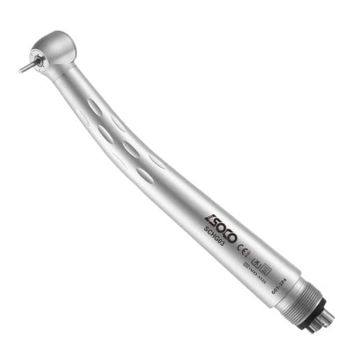 Dental-Turbine - G01 series - SOCO Precision Instrument Co., Ltd. - mit Luftmotor / mit Drucktaste / Titan