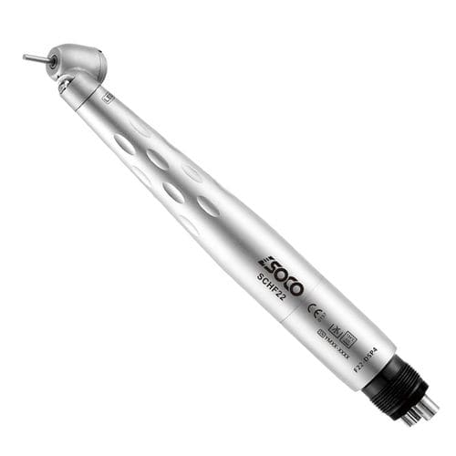 Dental-Turbine - SCHF22 - SOCO Precision Instrument Co., Ltd. - mit Luftmotor / 45° / mit Drucktaste