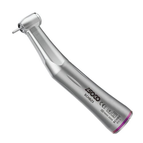 Dental-Winkelstück - SCHB-5 - SOCO Precision Instrument Co., Ltd. - mit Luftmotor / Übersetzungs / mit Drucktaste