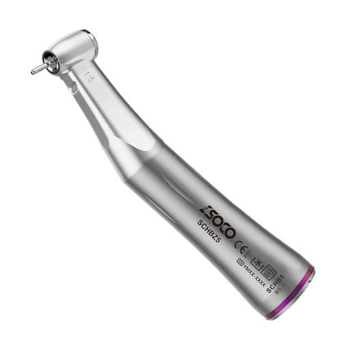 Dental-Winkelstück - B5-4 - SOCO Precision Instrument Co., Ltd. - mit Luftmotor / Übersetzungs / mit Drucktaste