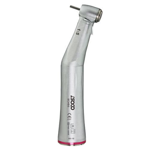 Dental-Winkelstück - SCHB5 - SOCO Precision Instrument Co., Ltd. - elektrisch / Übersetzungs / mit Drucktaste