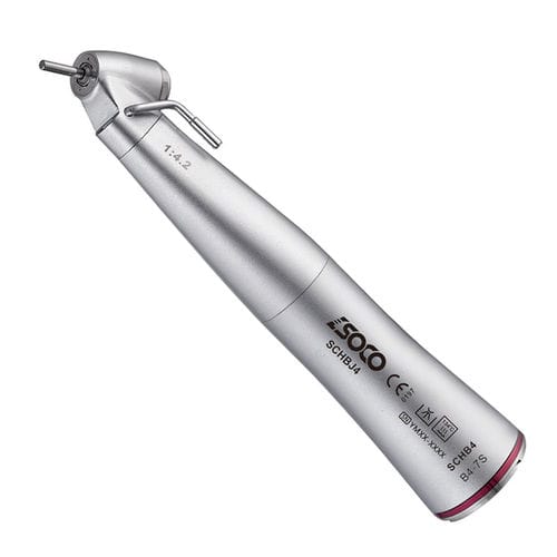 Dental-Winkelstück - SCHB4  - SOCO Precision Instrument Co., Ltd. - mit Luftmotor / Übersetzungs / 45°