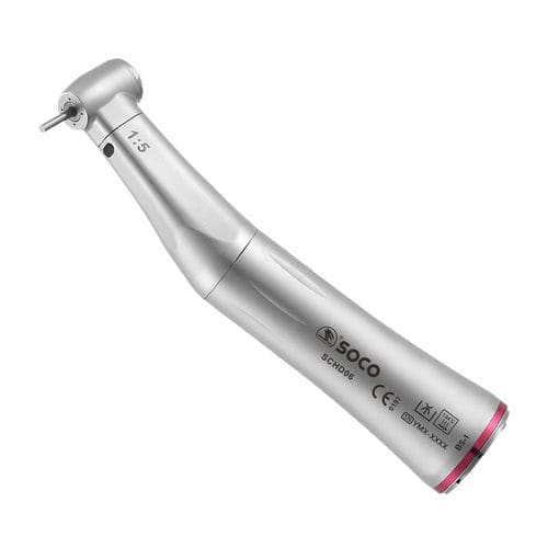 Dental-Winkelstück - SCHD06 - SOCO Precision Instrument Co., Ltd. - mit Luftmotor / Übersetzungs / mit Drucktaste