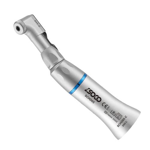Dental-Winkelstück - SCHD05 - SOCO Precision Instrument Co., Ltd. - mit Luftmotor / direkt / mit Drucktaste