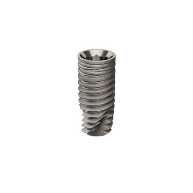 Zylindrisches Zahnimplantat - Silhouette 7100010 - TAV Dental Ltd. - Titan / inneres Sechseck / selbstschneidend