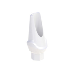 Implantat-Abutment / Zirkonoxid - 7200122 - TAV Dental Ltd. - inneres Sechseck / gerade