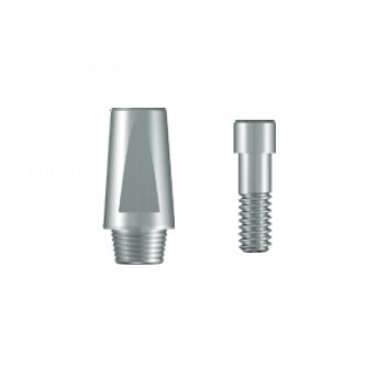 Implantat-Abutment / Titan - SEOA xx0xN series - UFIT IMPLANT - mit Innenverbindung / gerade / zementiert