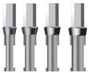 Konisches Analog für Dentalimplantat - Ziveco Group - Edelstahl / mit Außenverbindung / gerade