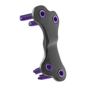 Arthrodeseplatte für Zehenglied - CarboFix Orthopedics - mit Verriegelung / Metall