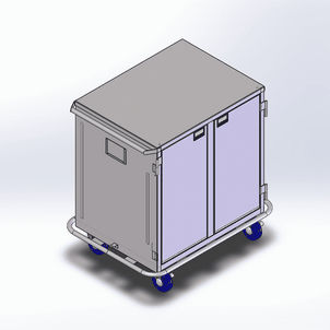 Sterilisationswagen - SCCC02 - Case Medical - medizinisch / für medizinische Geräte / Lager