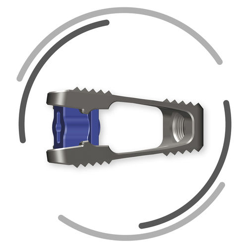 LWS-Zwischenwirbelimplantat - VERTACONNECT - Signus Medical - transforaminaler Zugang / Titan / erweiterbar
