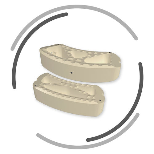 LWS-Zwischenwirbelimplantat - NOVAL - Signus Medical - lateraler Zugang / aus PEEK