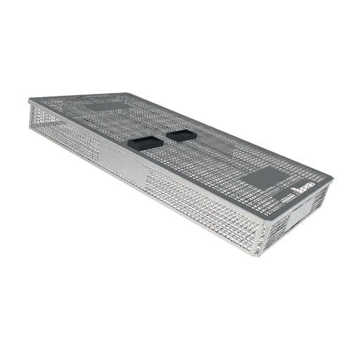 Tablett für chirurgische Instrumente - K3-729 - Tsunami Medical - Lager / Edelstahl / perforiert