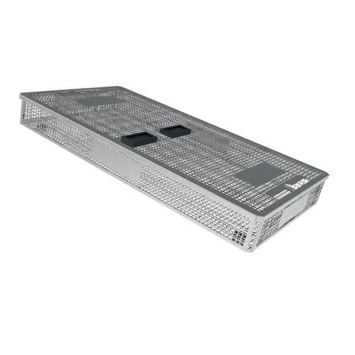 Tablett für chirurgische Instrumente - K3-725 - Tsunami Medical - Lager / Edelstahl / perforiert