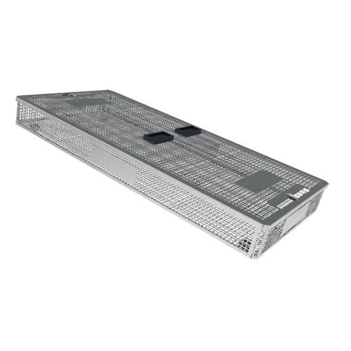 Tablett für chirurgische Instrumente - K3-721 - Tsunami Medical - Lager / Edelstahl / perforiert