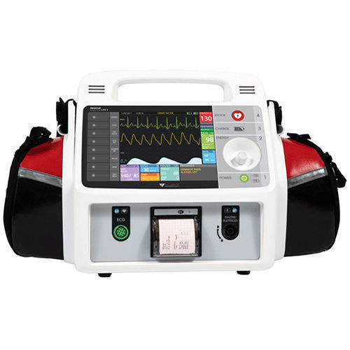 Automatischer externer Defibrillator - Rescue Life 9 - Progetti S.r.l. - manuell / mit EKG-Anzeige / Multiparameter-Monitor