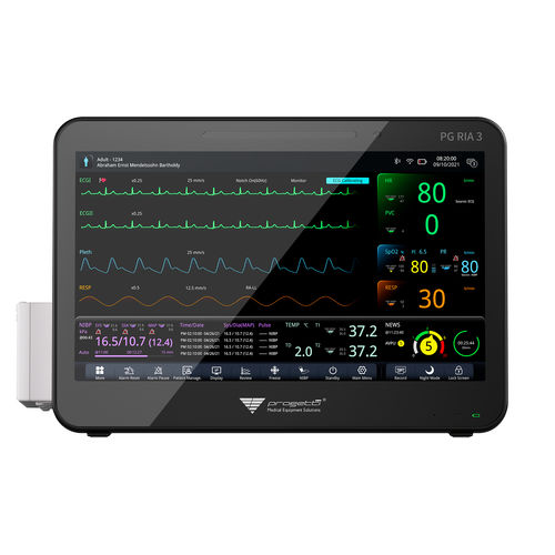 Modularer Vitalzeichenmonitor - PG RIA 3 - Progetti S.r.l. - kompakt / EKG / RESP