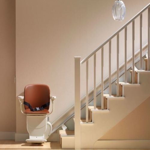 Treppenlift für gerade Treppen - Siena One - Stannah Stairlifts - für Wendeltreppen / für Humanmedizin / Typ Sessel