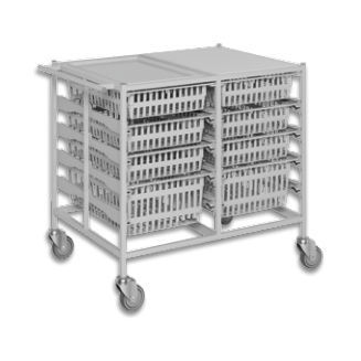 Medizinischer Wagen - 1064838 - ScanModul® - Mehrzweck / für Transport / mit Regal