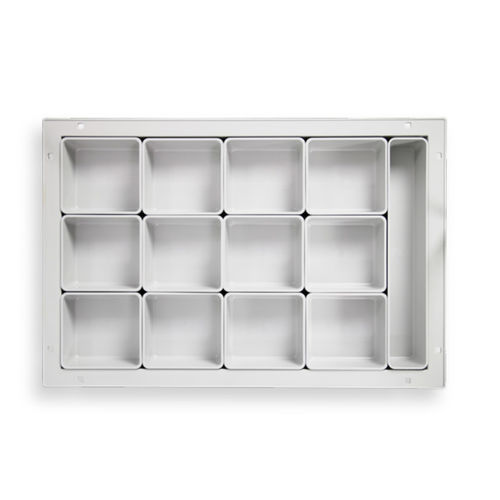 Tablett für Medikamente - SM-SUB-06 - ScanModul® - Lager / ABS