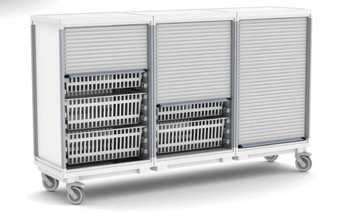 Rolladenwagen - BBB-M075 - ScanModul® - mit Korb / 3-türige / mobil