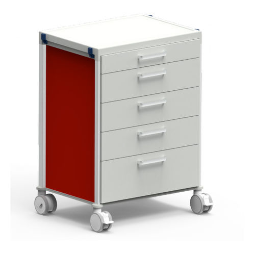 Wagen für Kliniken - BM075 - ScanModul® - 5 Schubladen