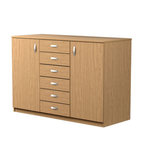 Schrank für Krankenhaus - Reha-Bed - mit Regal / mit Schublade / mit 2 Türen