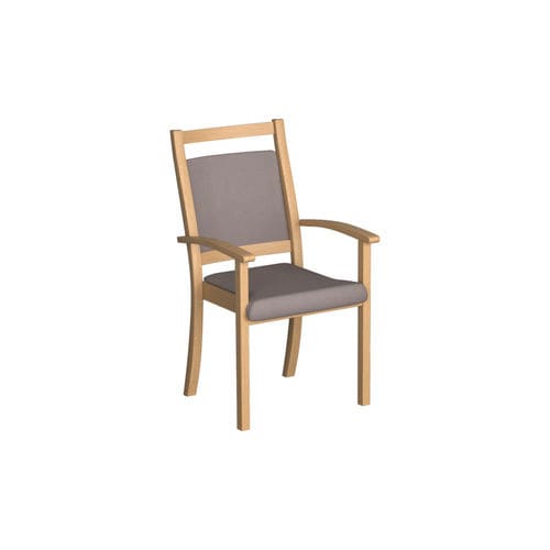 Wartezimmerstuhl - CLARO W04 - Reha-Bed - mit Armlehnen / mit hoher Rückenlehne