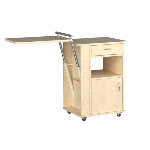 Nachttisch auf Rollen - VIRGO LUX - Reha-Bed - mit eingebauter Tischplatte / mit Schubladen