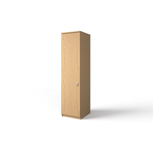 Garderobe für Patientenzimmer - S/0 series - Reha-Bed - mit Regal / 1 Tür / 1 Modul