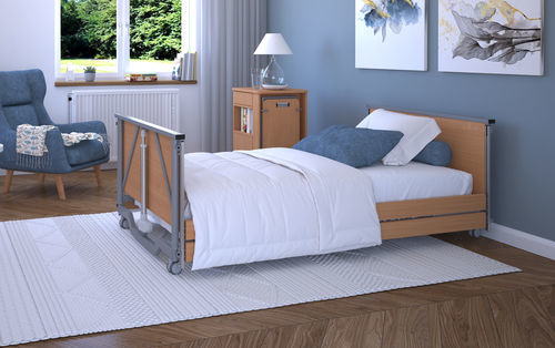 Krankenhausbett - Taurus 2 WIDE LOW - Reha-Bed - elektrisch / höhenverstellbar / Trendelenburg