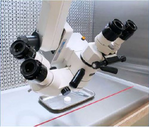 Ophthalmischer Operationsmikroskop - SM-8200 - HAI Laboratories - auf Rollen