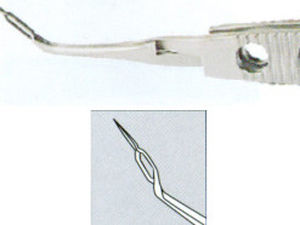 Klemme für Ophthalmologie - 30309A - HAI Laboratories - gebogen