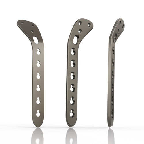 Kompressionsplatte für Tibia - 2720-004 - South America Implants - proximal / mit Verriegelung / Metall