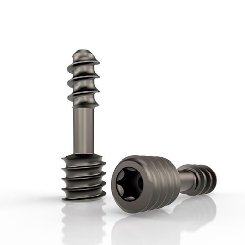 Knochen-Kompressionsschraube / für Fuß - 1666 series - South America Implants - kanüliert / ohne Kopf / Metall