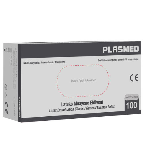 Latexhandschuh - 8698864013834 - Trimpeks Healthcare - für Untersuchungen / puderfrei / gepudert