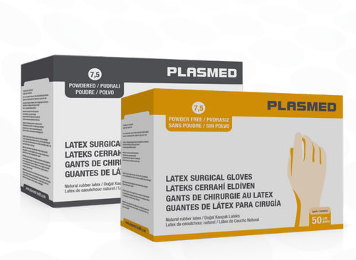 Latexhandschuh - M010 series - Trimpeks Healthcare - chirurgisch / puderfrei / gepudert