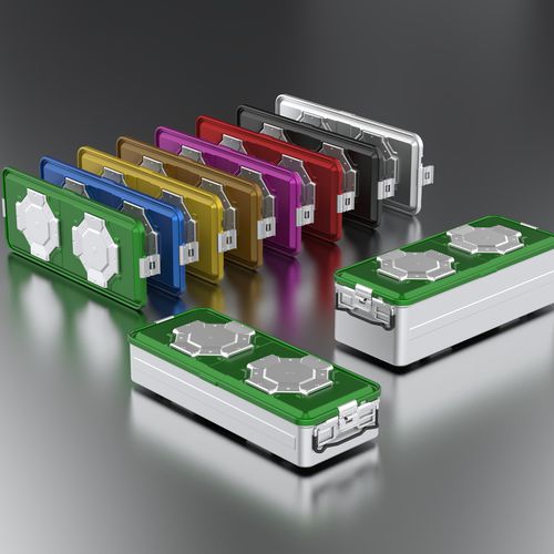 Sterilisationscontainer für Instrumente - Bio-Barrier Extra Long  - Aygun Surgical Instruments - mit Ventil / Aluminium / anodisiertes Aluminium